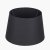 Pacific Lifestyle Adelaide Tapered Poly Cotton Lampshade 40cm - Black