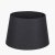 Pacific Lifestyle Adelaide Tapered Poly Cotton Lampshade 40cm - Black