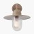Pacific Lifestyle Lilium Metal and Glass Fisherman Wall Light - Taupe