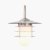 Pacific Lifestyle Centauri Metal and Opaque Glass Wall Light - Brushed Steel