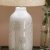 Pacific Lifestyle Flora White Floral Ceramic Table Lamp