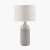 Pacific Lifestyle Venus Blue and Grey Ombre Ceramic Table Lamp