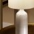 Pacific Lifestyle Venus Blue and Grey Ombre Ceramic Table Lamp