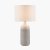 Pacific Lifestyle Venus Blue and Grey Ombre Ceramic Table Lamp