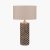 Pacific Lifestyle Orissa Wooden Diamond Table Lamp - Tall