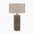 Pacific Lifestyle Orissa Wooden Diamond Table Lamp - Tall
