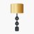 Pacific Lifestyle Asilah Aluminium Tall Footed Table Lamp Base - Matt Black
