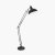 Pacific Lifestyle Alonzo Metal Task Floor Lamp - Matt Black