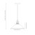 Pacific Lifestyle Macchiato Grey and Silver Metal Cafe Pendant