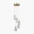 Pacific Lifestyle Biba White and Gold Five Drop Pendant