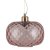 Pacific Lifestyle Azores Textured Glass Oval Pendant - Rose