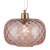 Pacific Lifestyle Azores Textured Glass Oval Pendant - Rose