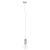 Pacific Lifestyle Frowick Concrete and Brushed Chrome Ceiling Fitting