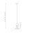 Pacific Lifestyle Frowick Concrete and Brushed Chrome Ceiling Fitting