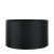 Pacific Lifestyle Zara Silk Lined Cylinder Lampshade 40cm - Black