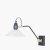 Pacific Lifestyle Canton Matt Black Metal and Glass Cone Wall Light
