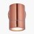 Pacific Lifestyle Lantana Metal Fixed Spot Wall Light - Copper