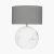 Pacific Lifestyle Crestola Marble Effect Ceramic Table Lamp