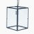 Pacific Lifestyle Llewellyn Matt Black Metal and Glass Pendant