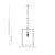 Pacific Lifestyle Llewellyn Matt Black Metal and Glass Pendant