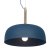 Pacific Lifestyle Anke Matt Domed Metal Pendant - Indigo