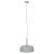 Pacific Lifestyle Anke Matt Domed Metal Pendant - Grey