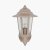 Pacific Lifestyle Azalea Taupe Metal Hex Lantern Wall Uplighter