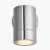 Pacific Lifestyle Lantana Metal Fixed Spot Wall Light - Brushed Steel