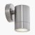 Pacific Lifestyle Lantana Metal Fixed Spot Wall Light - Brushed Steel