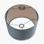 Pacific Lifestyle Bow Velvet Cylinder Lampshade 45cm - Slate