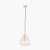 Pacific Lifestyle Dania Metal Wire Shaped Pendant - French Gold