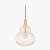 Pacific Lifestyle Dania Metal Wire Shaped Pendant - French Gold
