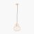 Pacific Lifestyle Dania Metal Wire Shaped Pendant - French Gold