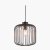 Pacific Lifestyle Dania Metal Wire Pendant - Matt Black