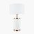Pacific Lifestyle Carrara Ceramic Table Lamp - Marble Effect