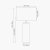 Pacific Lifestyle Carrara Ceramic Tall Table Lamp - Marble Effect