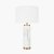 Pacific Lifestyle Carrara Ceramic Tall Table Lamp - Marble Effect