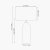 Pacific Lifestyle Bethan Embossed Ceramic Table Lamp - Grey