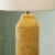 Pacific Lifestyle Bethan Embossed Ceramic Table Lamp - Mustard