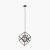 Pacific Lifestyle Alessio Metal Cube Pendant - Matt Black