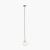 Pacific Lifestyle Ella Clear Ribbed Glass Teardrop Pendant