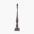 Pacific Lifestyle Alia Grey Wash Turned Mango Wood Floor Lamp Base