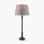 Pacific Lifestyle Rhode Matt Black Stick Metal Table Lamp Base