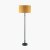 Pacific Lifestyle Rhode Matt Black Stick Metal Floor Lamp Base