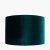 Pacific Lifestyle Bow Velvet Cylinder Lampshade 35cm - Forest Green
