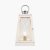 Pacific Lifestyle Devon Wood and Chrome Lantern Table Lamp - White Wash