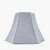Pacific Lifestyle Lyla Polysilk Bowed Lampshade 25cm - Steel Grey