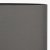 Pacific Lifestyle Mia Oval Poly Cotton Lampshade 35cm - Steel Grey