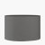 Pacific Lifestyle Mia Oval Poly Cotton Lampshade 40cm - Steel Grey