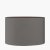 Pacific Lifestyle Mia Oval Poly Cotton Lampshade 35cm - Steel Grey